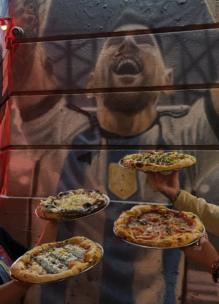 Pizzas de La Choppería de Palermo