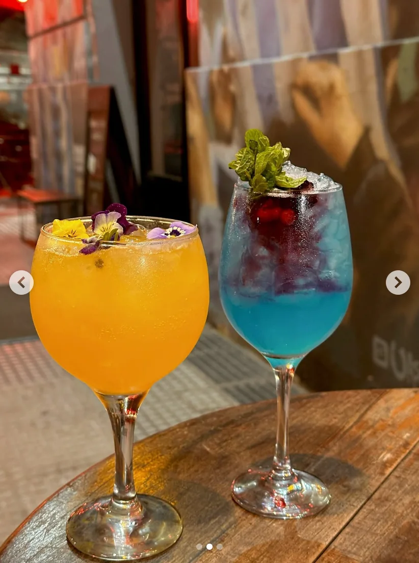 Tragos de La Choppería de Palermo